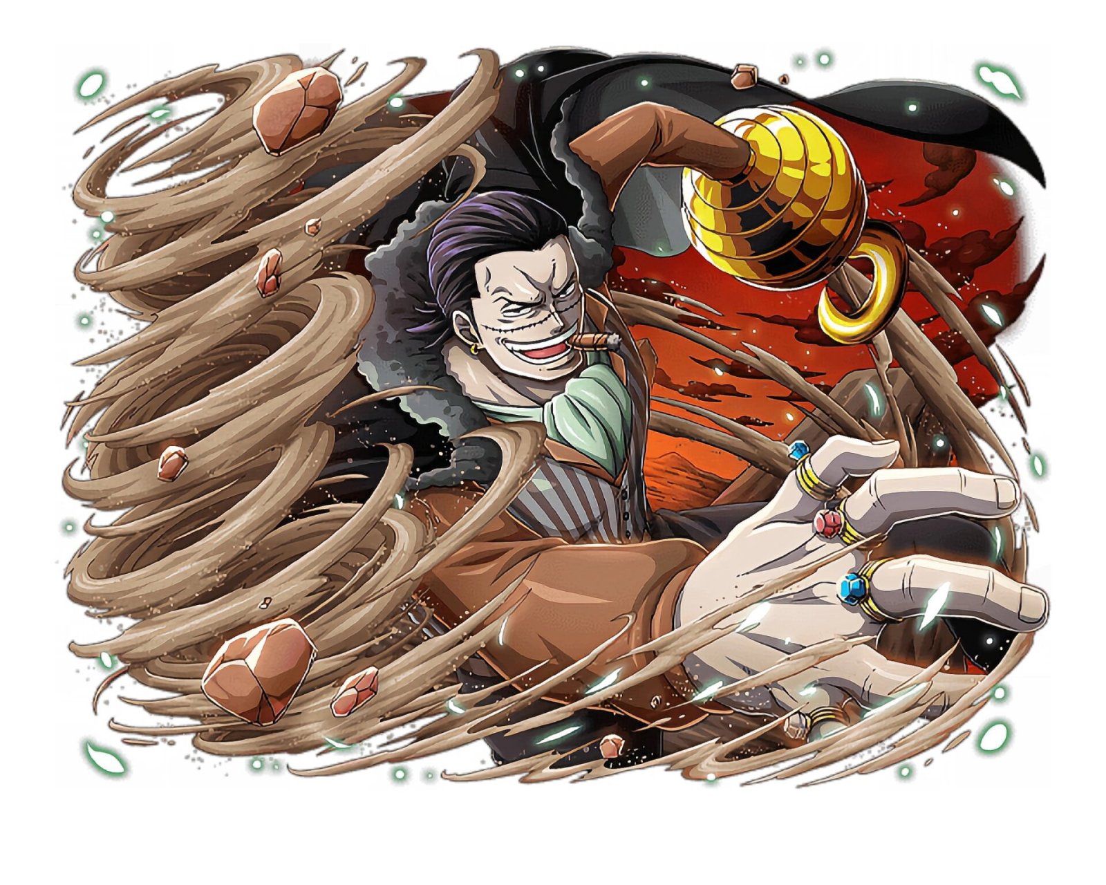 海贼王人物篇135"沙漠之王"沙·克洛克达尔 7215所属组织:十字