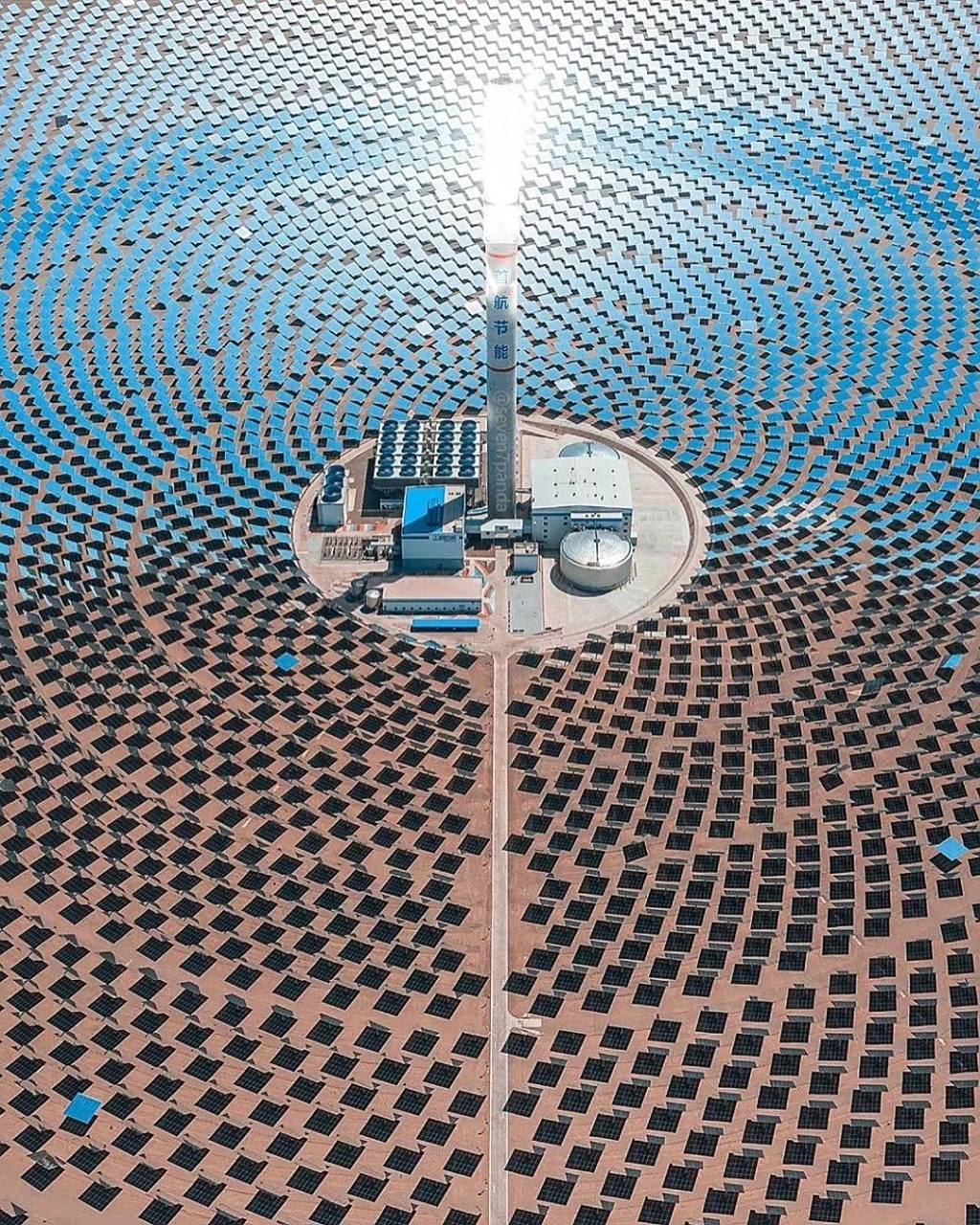 敦煌|中国首个百万瓦级熔盐塔式光热发电站