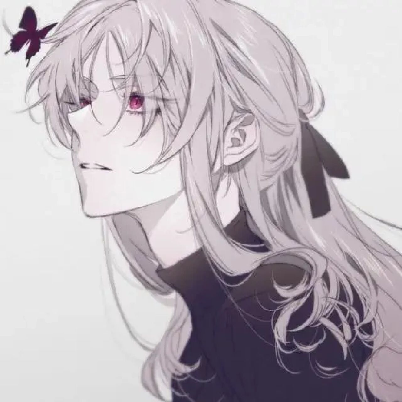 二次元帅哥图片(二)白发现代版 冷酷的,高冷的,阳光的 邪魅的    白发