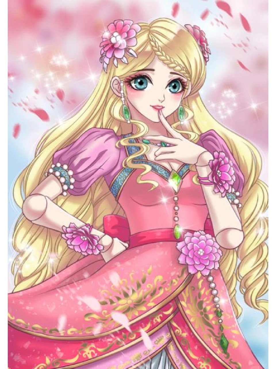 叶罗丽头像第二期(灵公主) 上期的作品居然过了3赞,感谢的你们支持,我