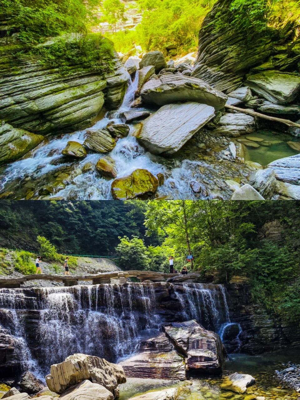 23℃避暑天堂★陕南九寨沟  92天书峡景区 地址:安康平利县城 天书