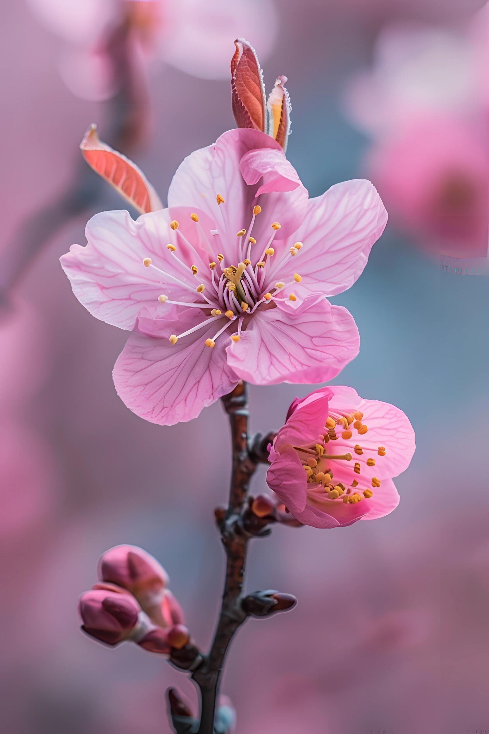 每日识花～桃花 ☞三月正是桃花盛开的季节