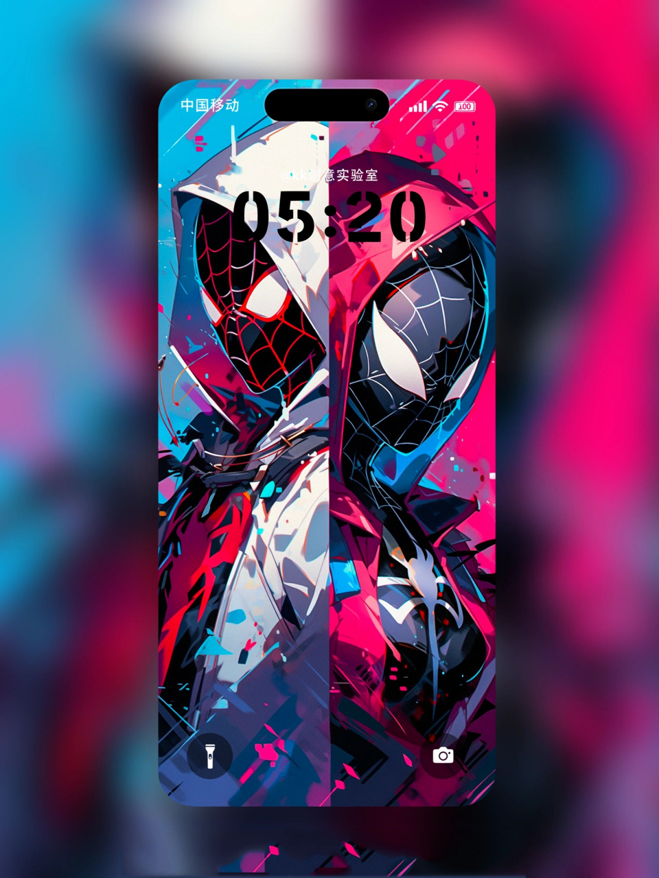 『迈尔斯和格温』4k高清手机壁纸95 和你在宇宙中穿越,看到不同世界