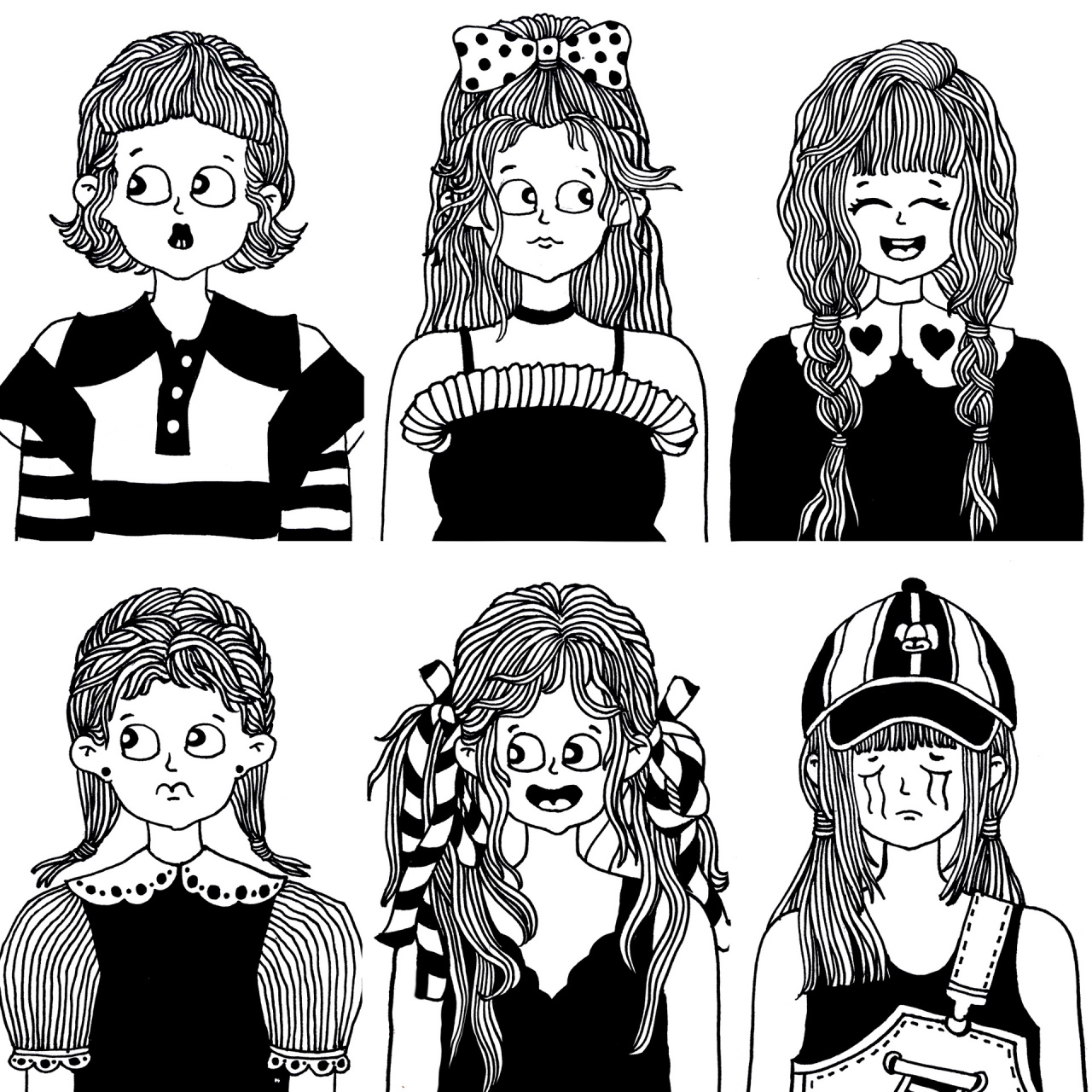 线描——《人物头像》