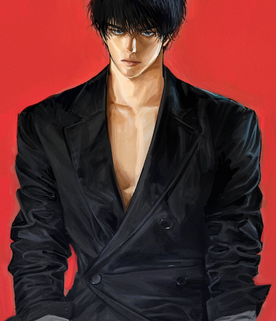 走秀 #动漫# #灌篮高手###流川枫## 【t:desertseabeast】