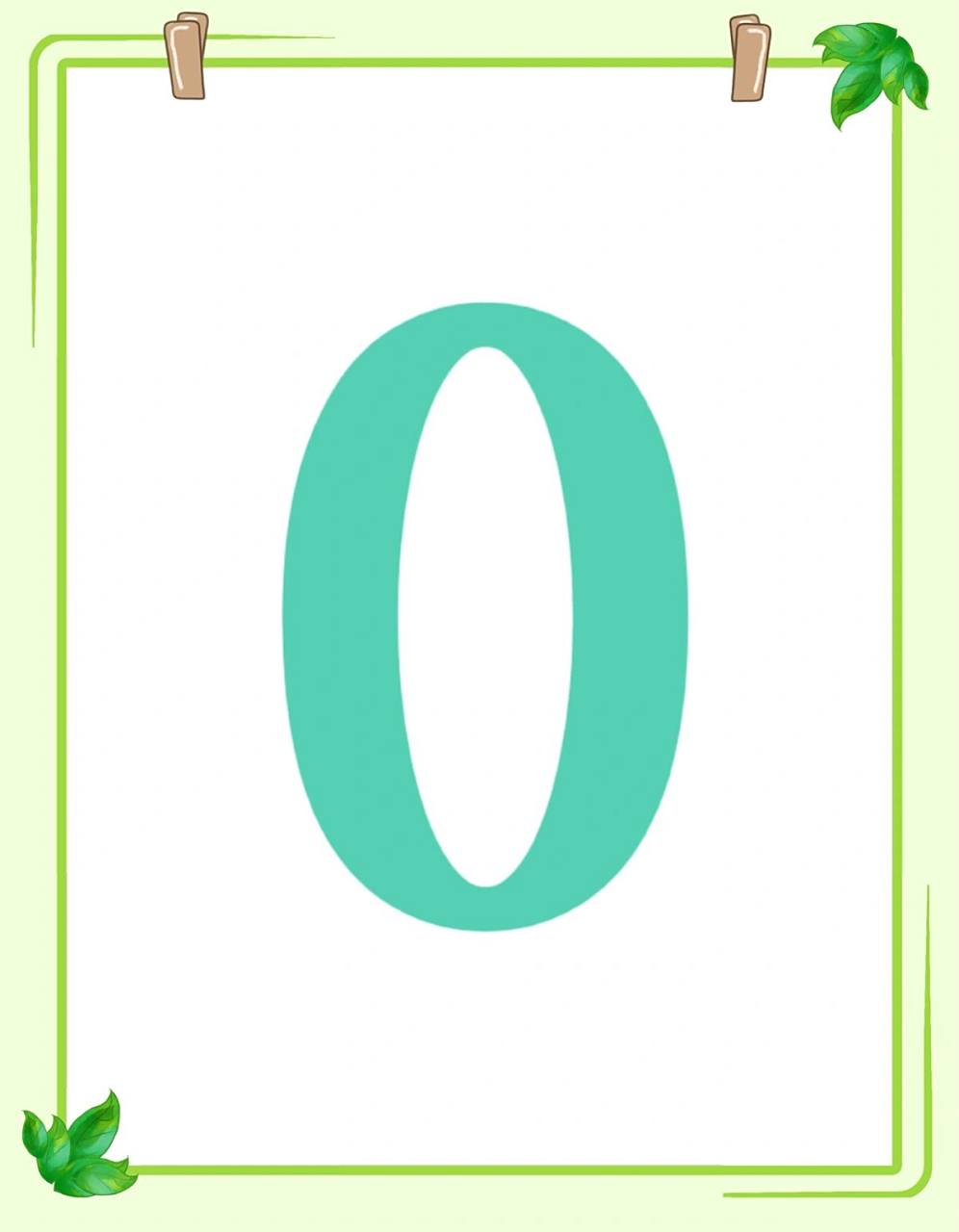 早教/数字卡通图片0——10,可打印