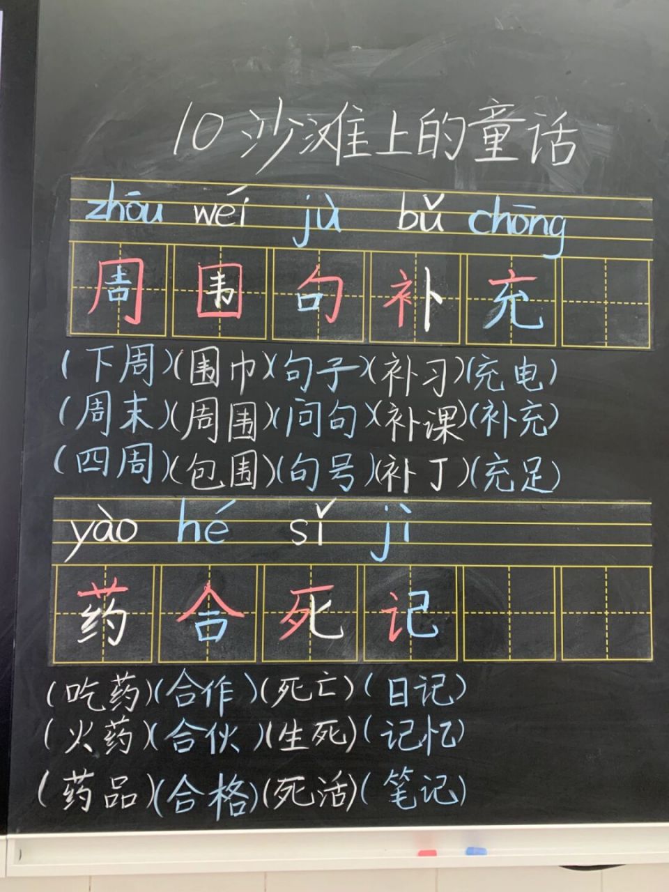 二年级下册语文《沙滩上的童话》课堂笔记 #课堂笔记# #课堂# #笔记