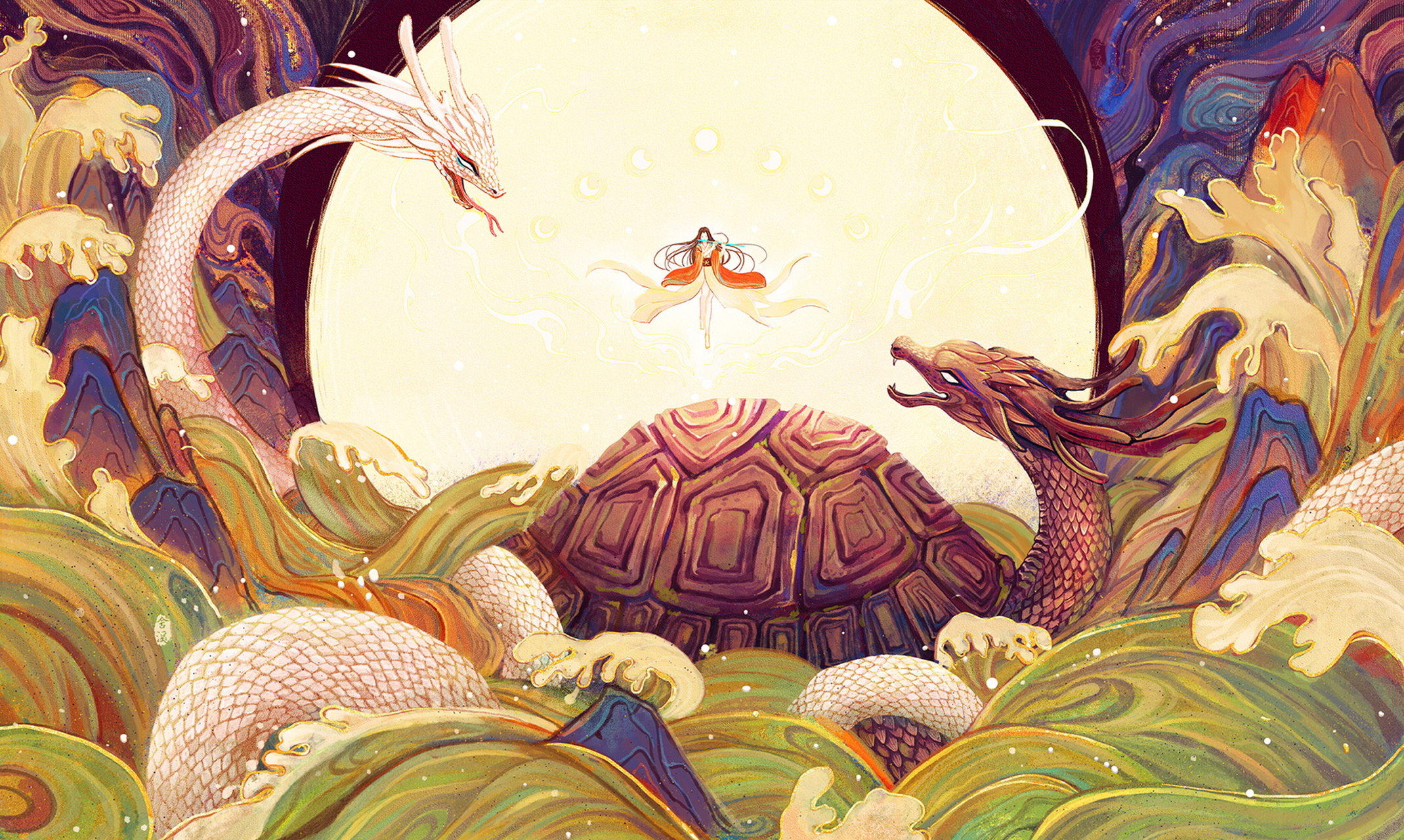 四象 原创古风插画 壁纸合集 未经授权 禁止商用