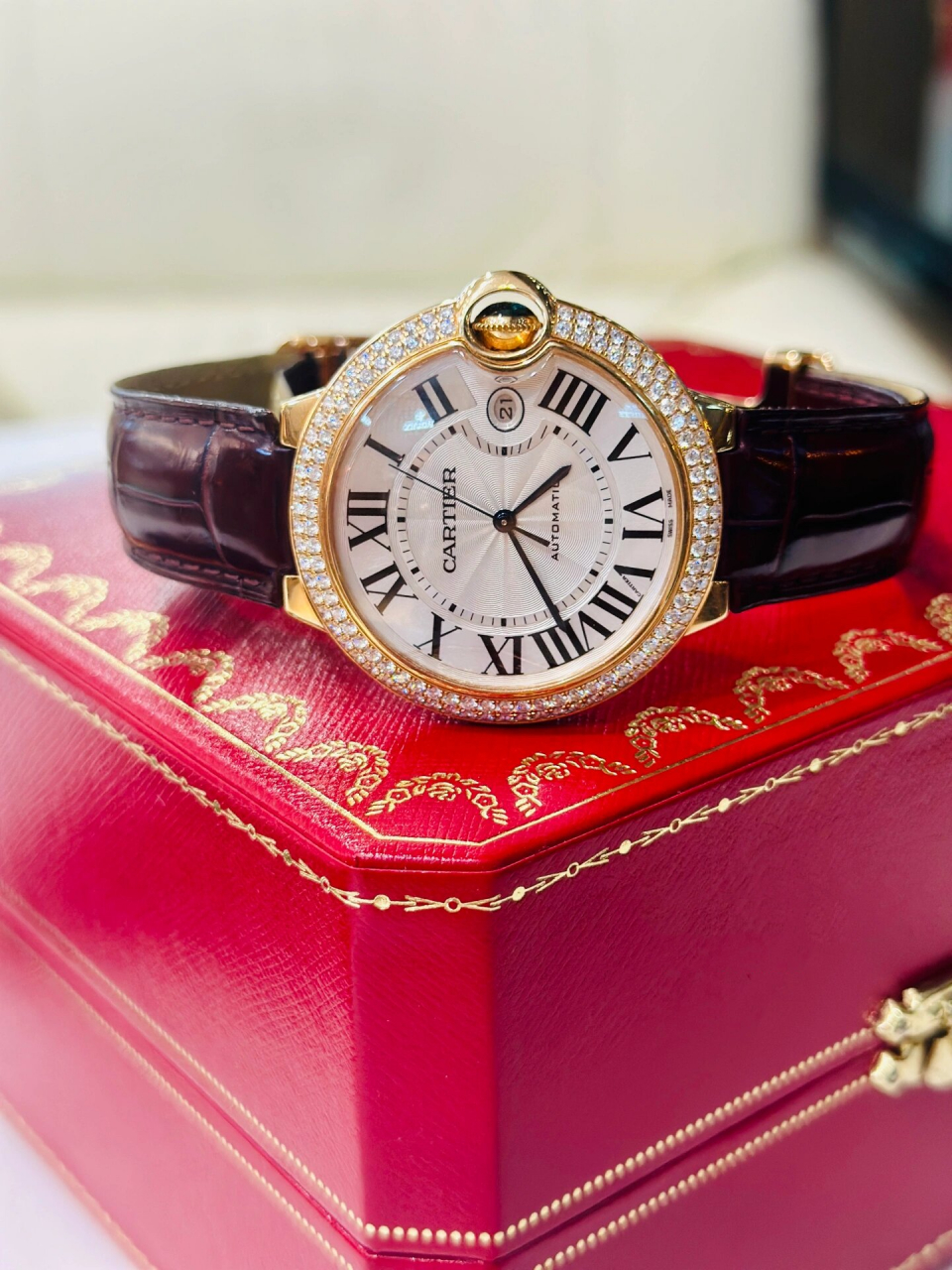 97卡地亚42玫瑰金原钻蓝气球 97cartier 卡地亚～ 97蓝气球系列