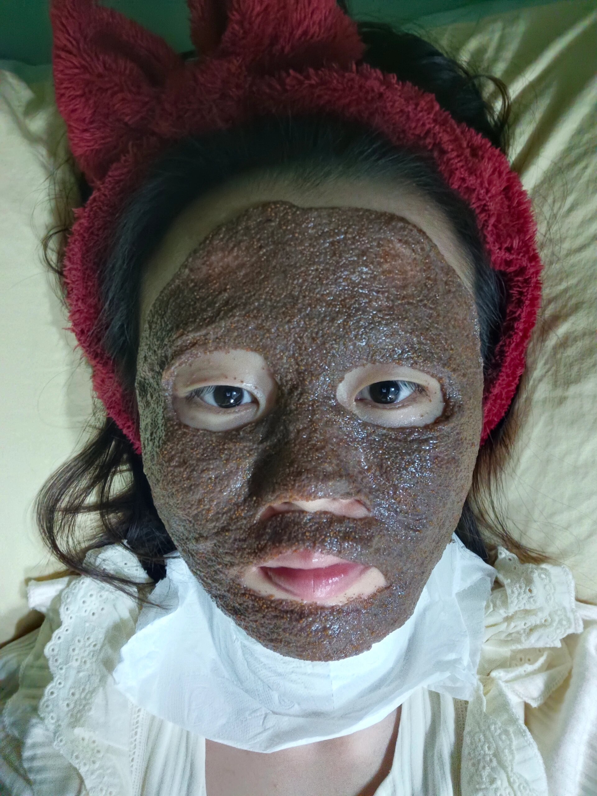 海藻泥面膜初尝试