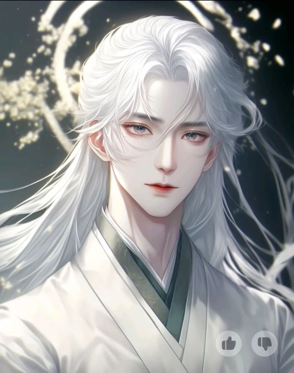 白发是真的很绝,自带仙风道骨 每日一看美男子,延年益寿九十九