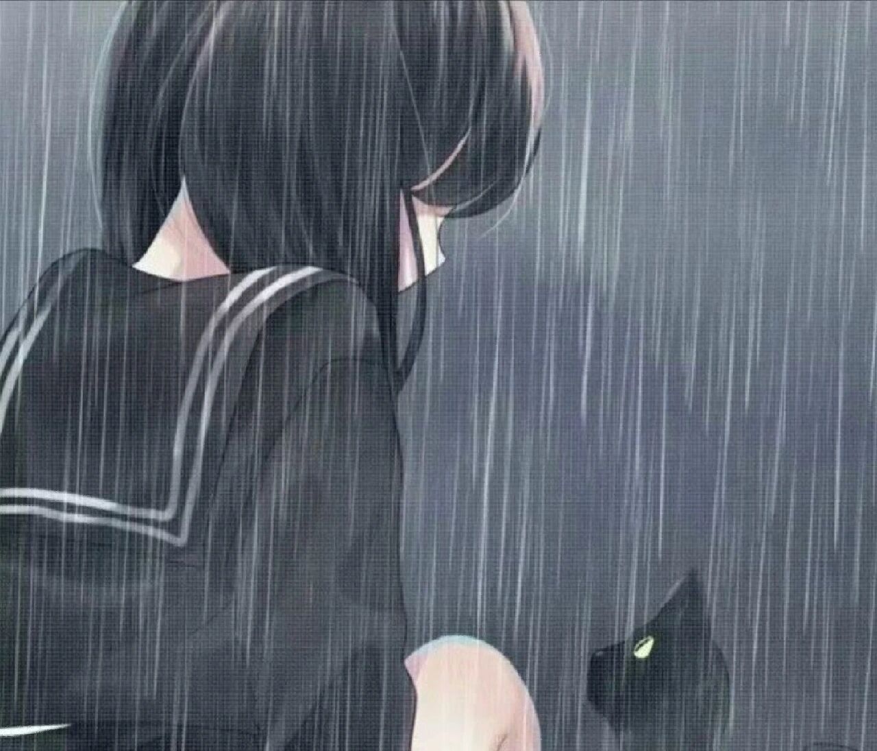 孤独的女生漫画头像