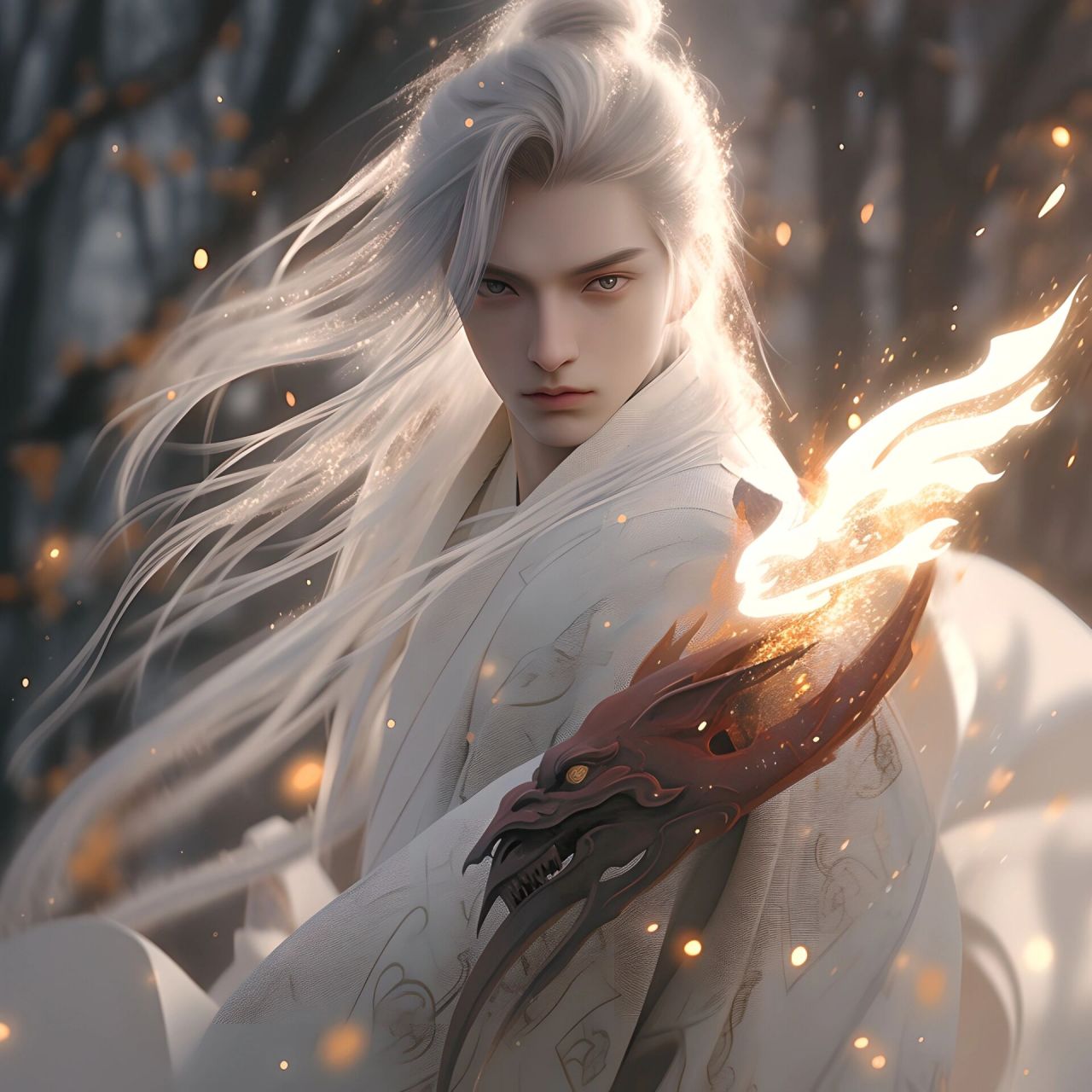 古风仙侠游戏男主头像‖古风男生头像