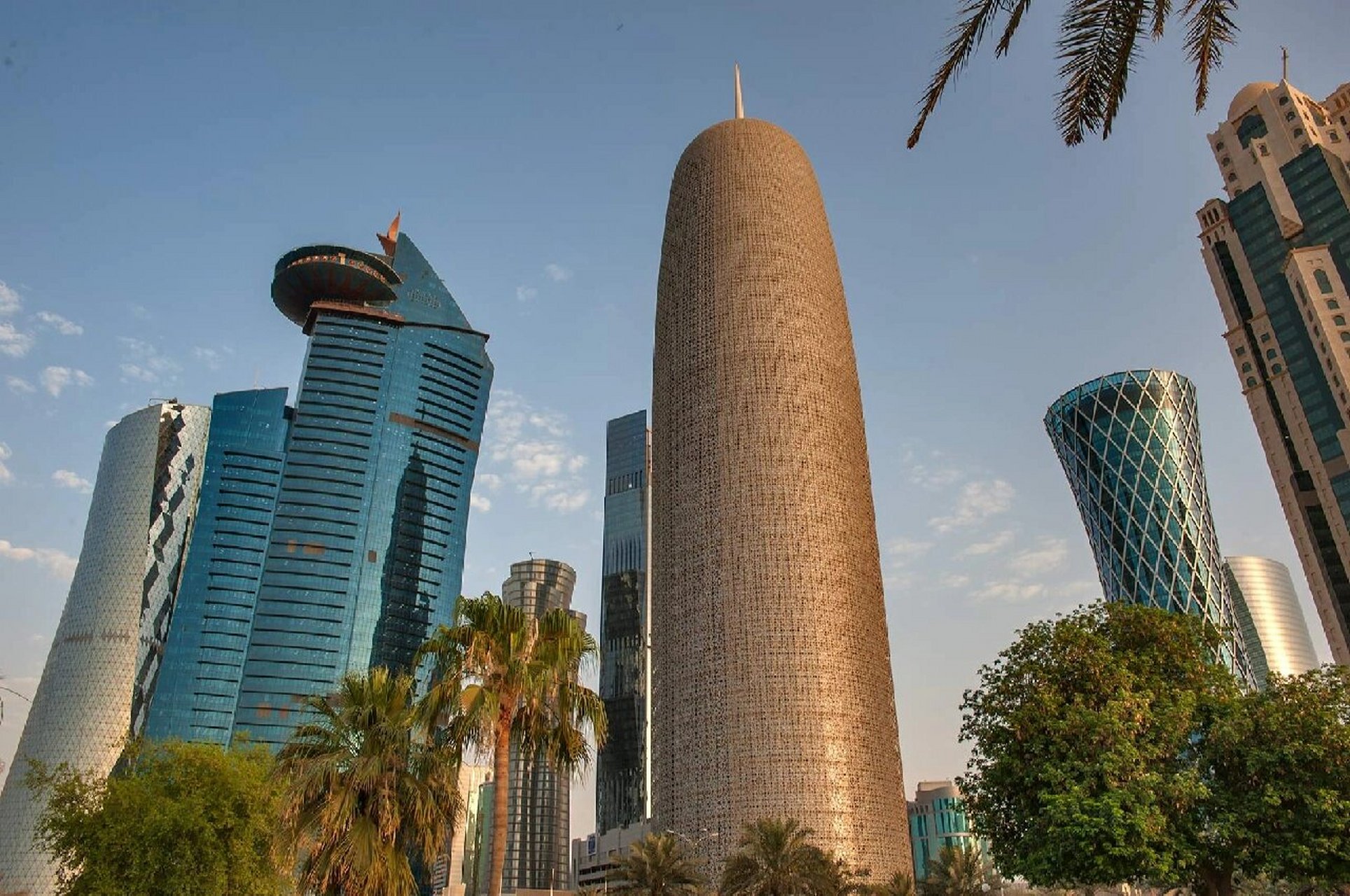 卡塔尔多哈大厦166  | "一柱擎天" 92burj doha tower 多哈塔