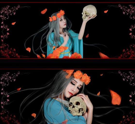 镜音连·洛天依《罂粟花冠》jusf周存p cosplay