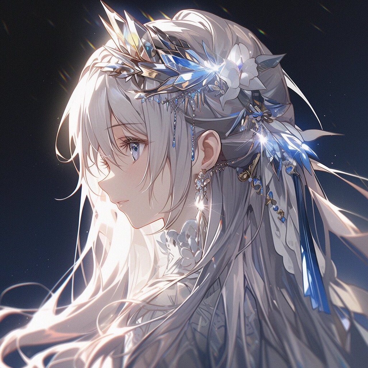 【星辰】原创卡通动漫女生头像