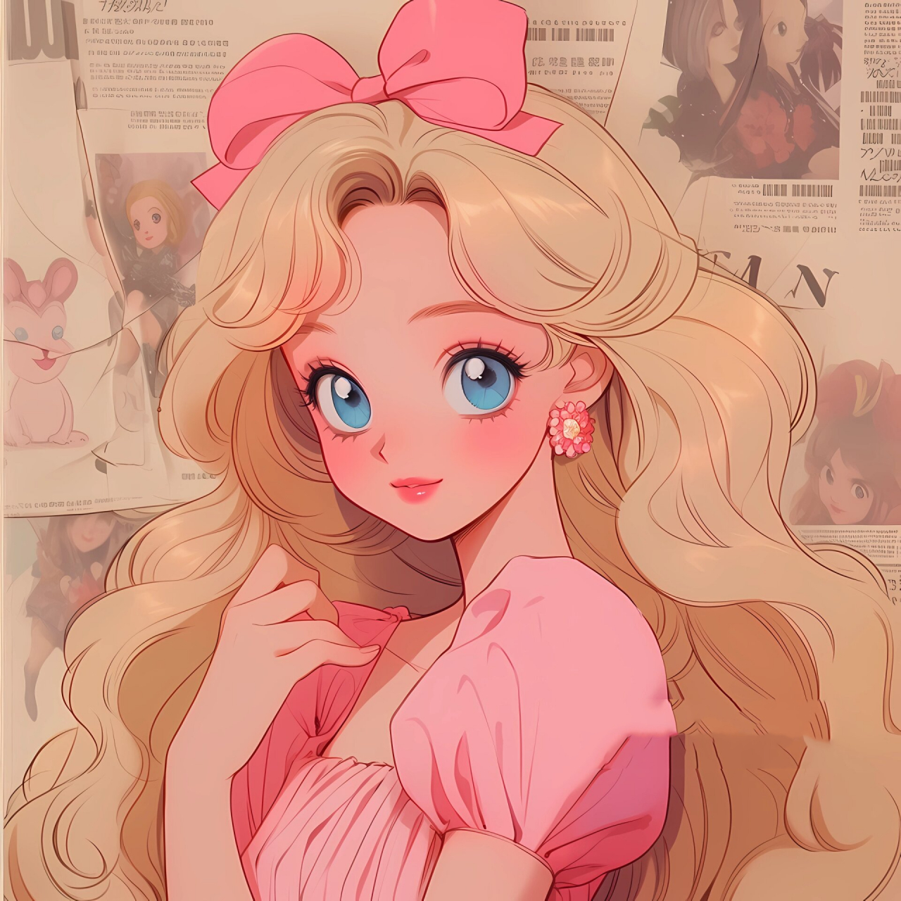 🎀芭比系列:barbie shining pink 头像 公主殿下,你该换头像啦