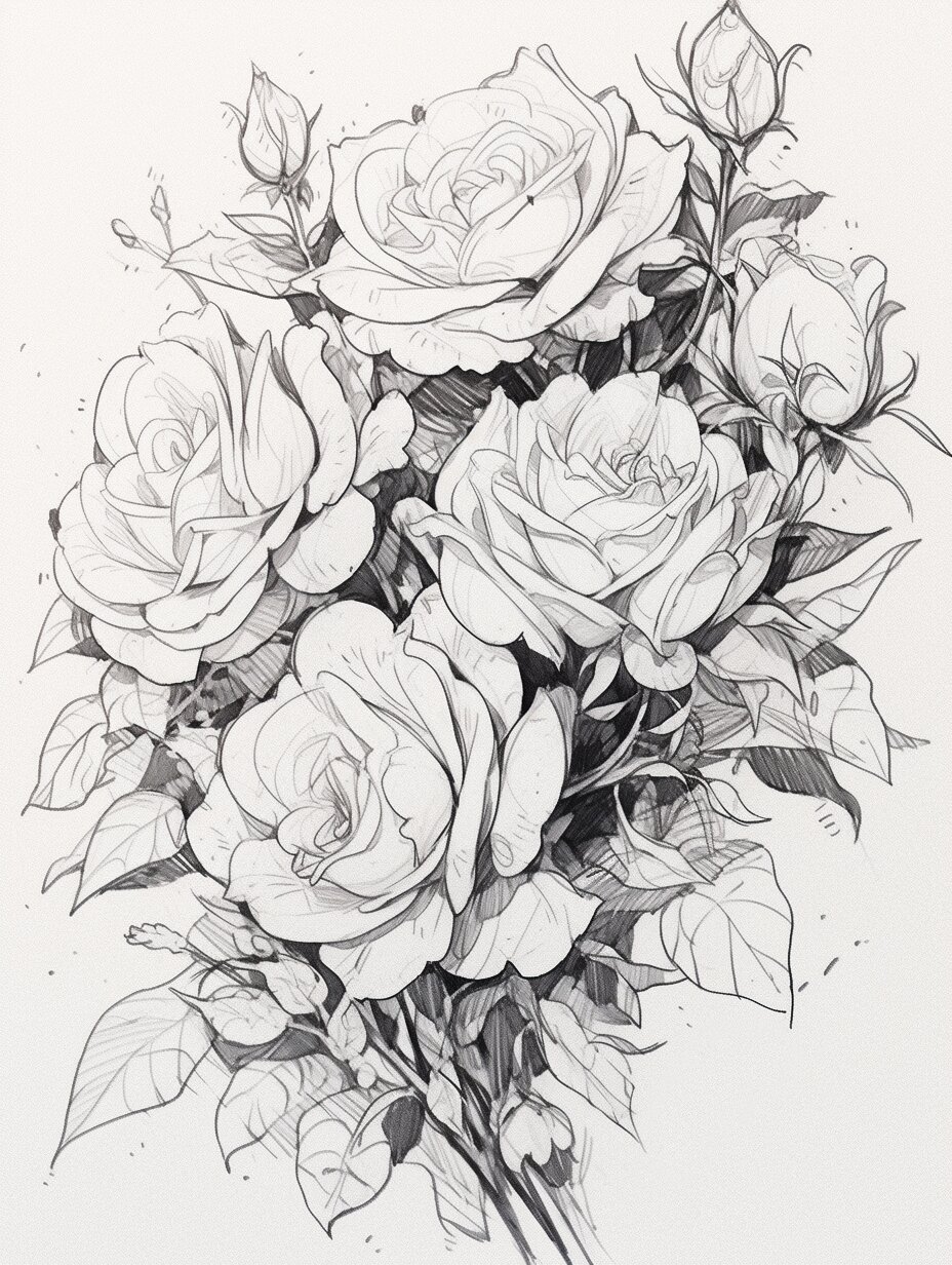 黑白素描