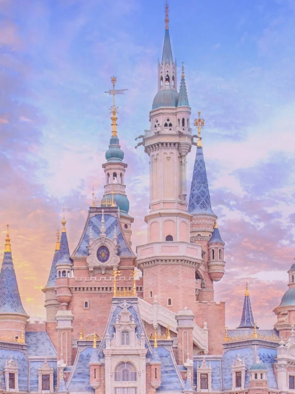 迪士尼城堡背景图超清图片