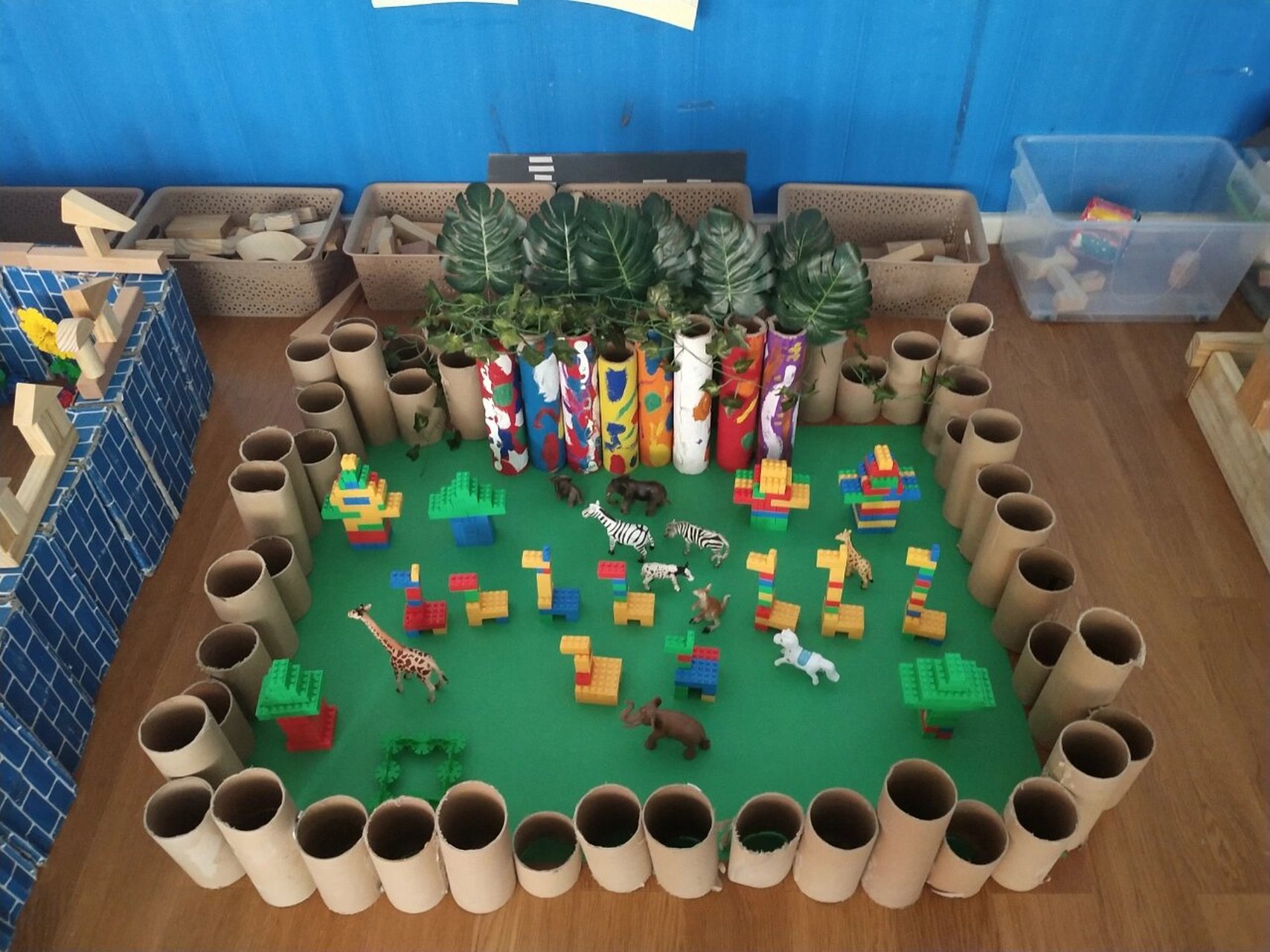 大班建构(动物园) 有点棒