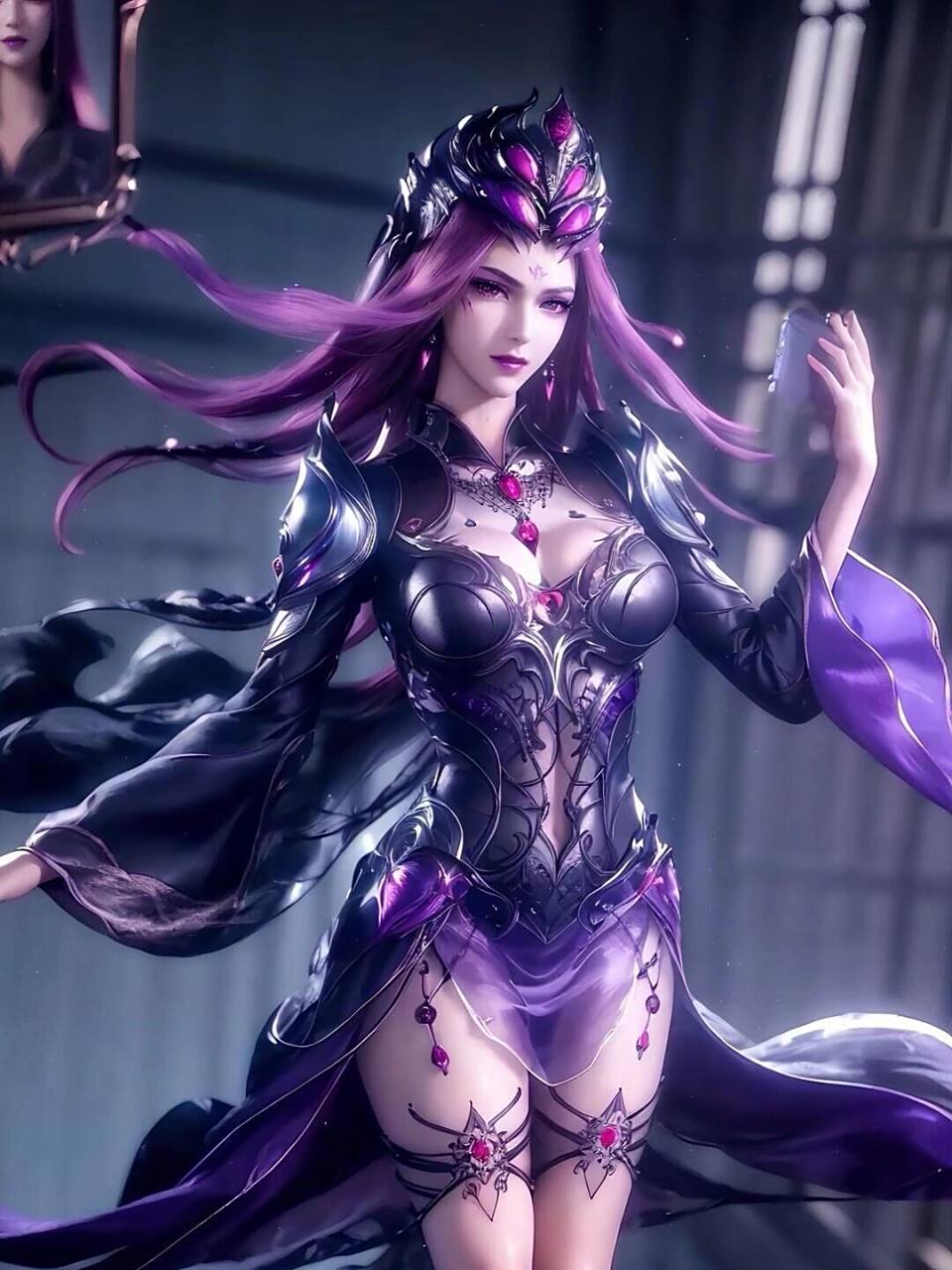 斗罗大陆比比东壁纸 斗罗大陆比比东壁纸   原图来自百度