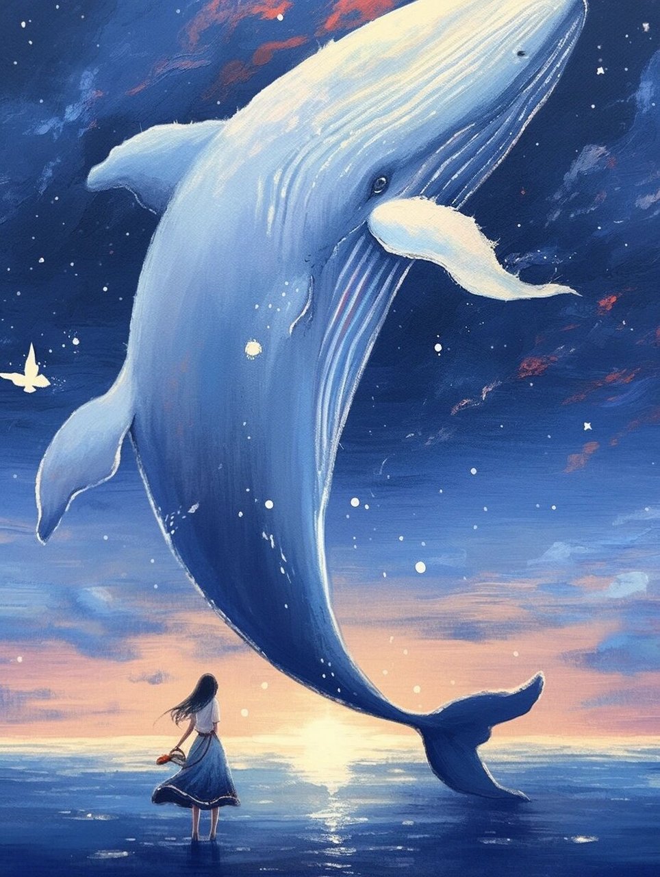 梦幻鲸鱼 会有机会去海底世界看一次吗 图片需自取