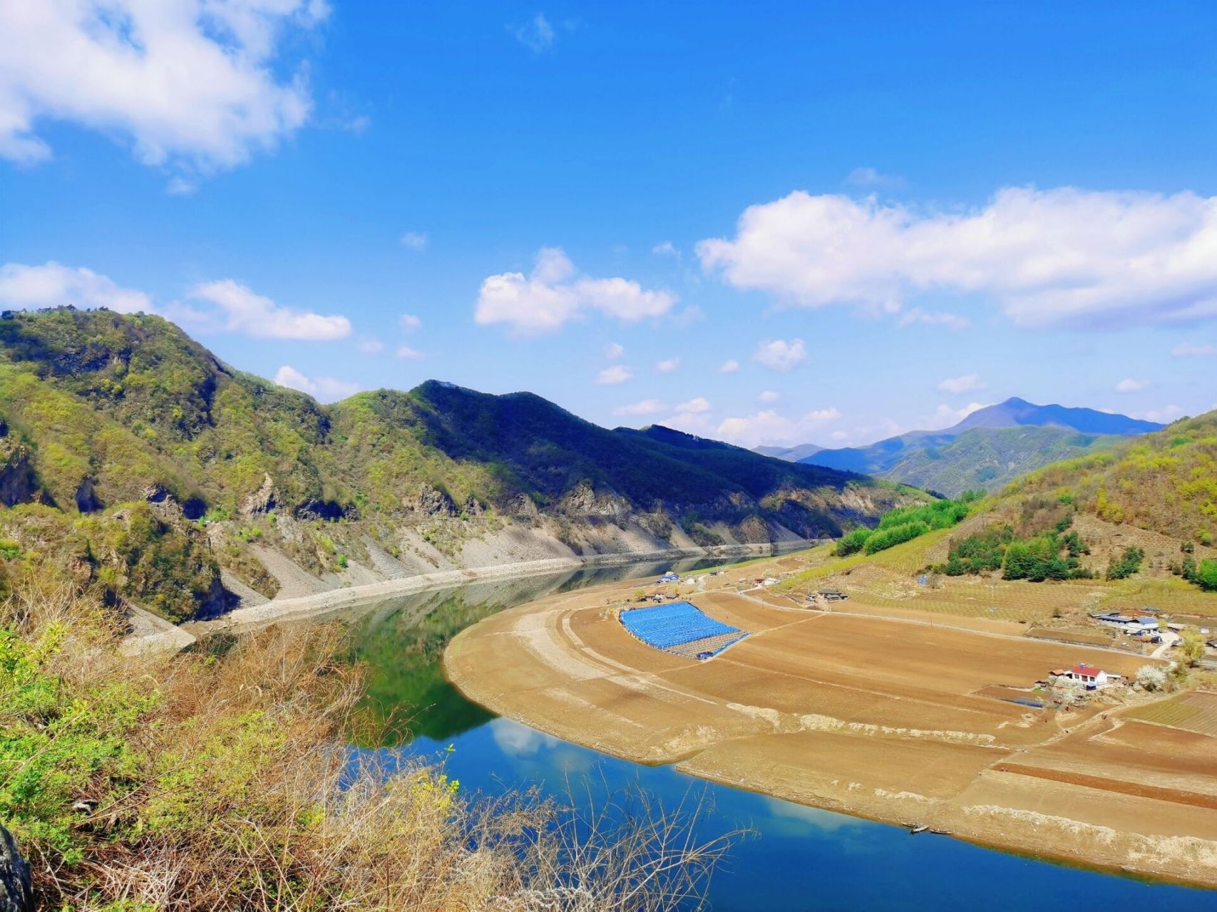 五一丹东游之自驾路线 景点 集安一早出发丹东 自驾丹集线 天空蓝