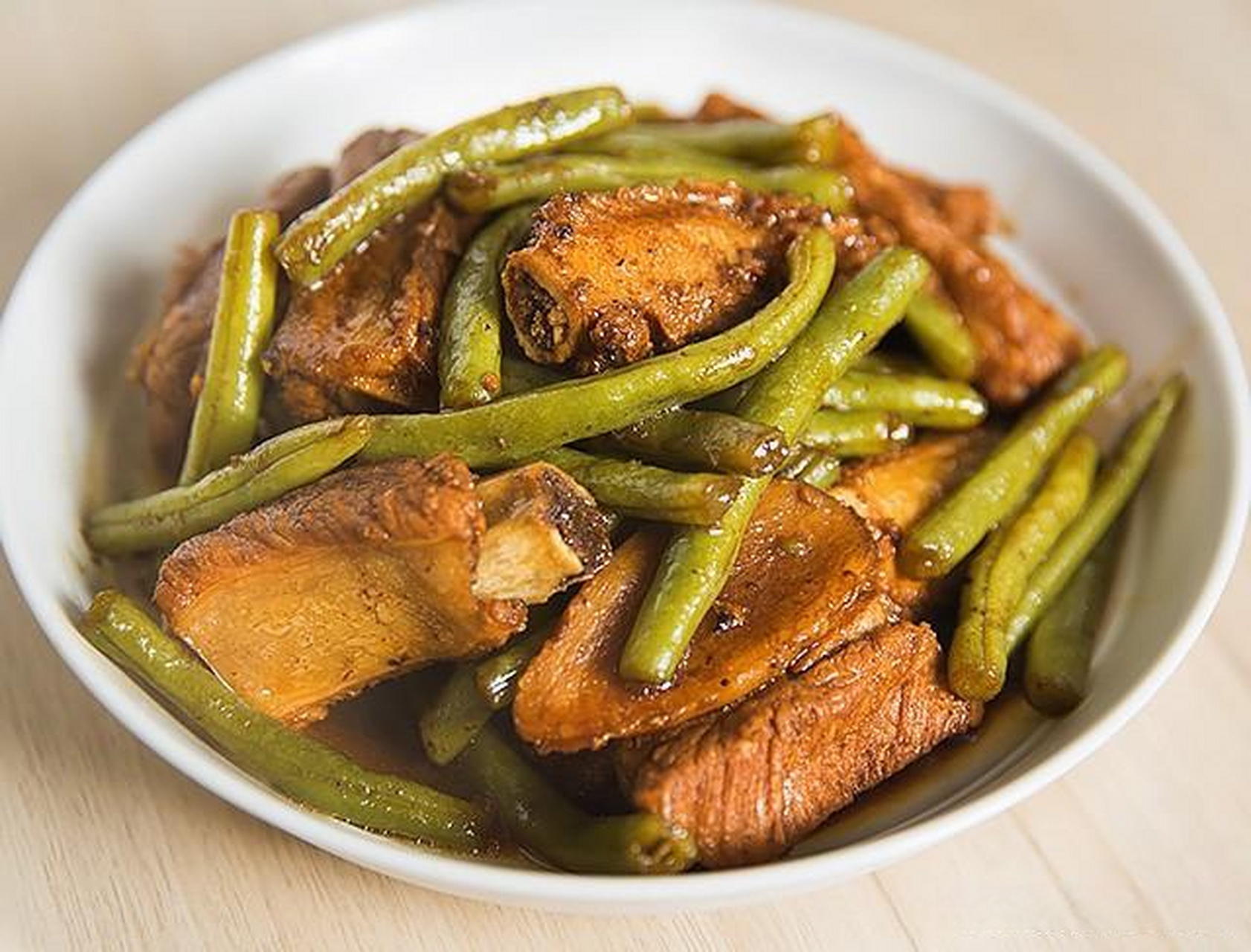 挑战999道不重样家常菜做法分享---第20道:豆角炖排骨 菜谱分享 家庭