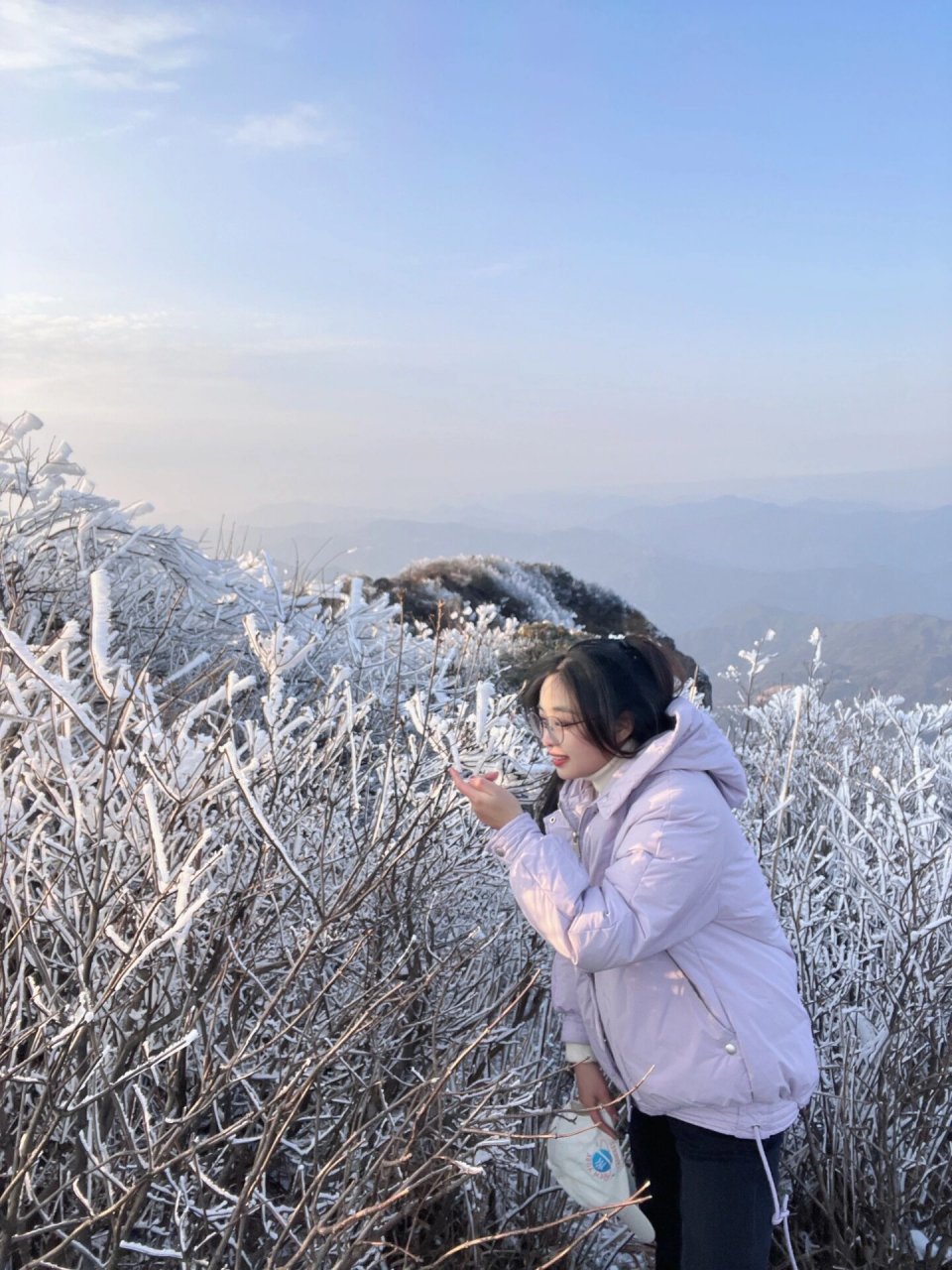 瑞安金鸡山雪景图片