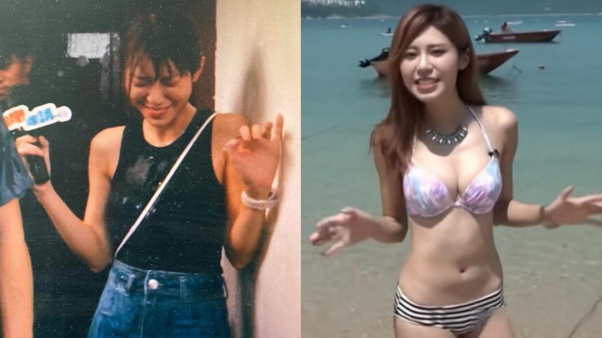 前《东张》女神林泳淘再做主持惨被淋湿透身 曾凭好身材刺激收视