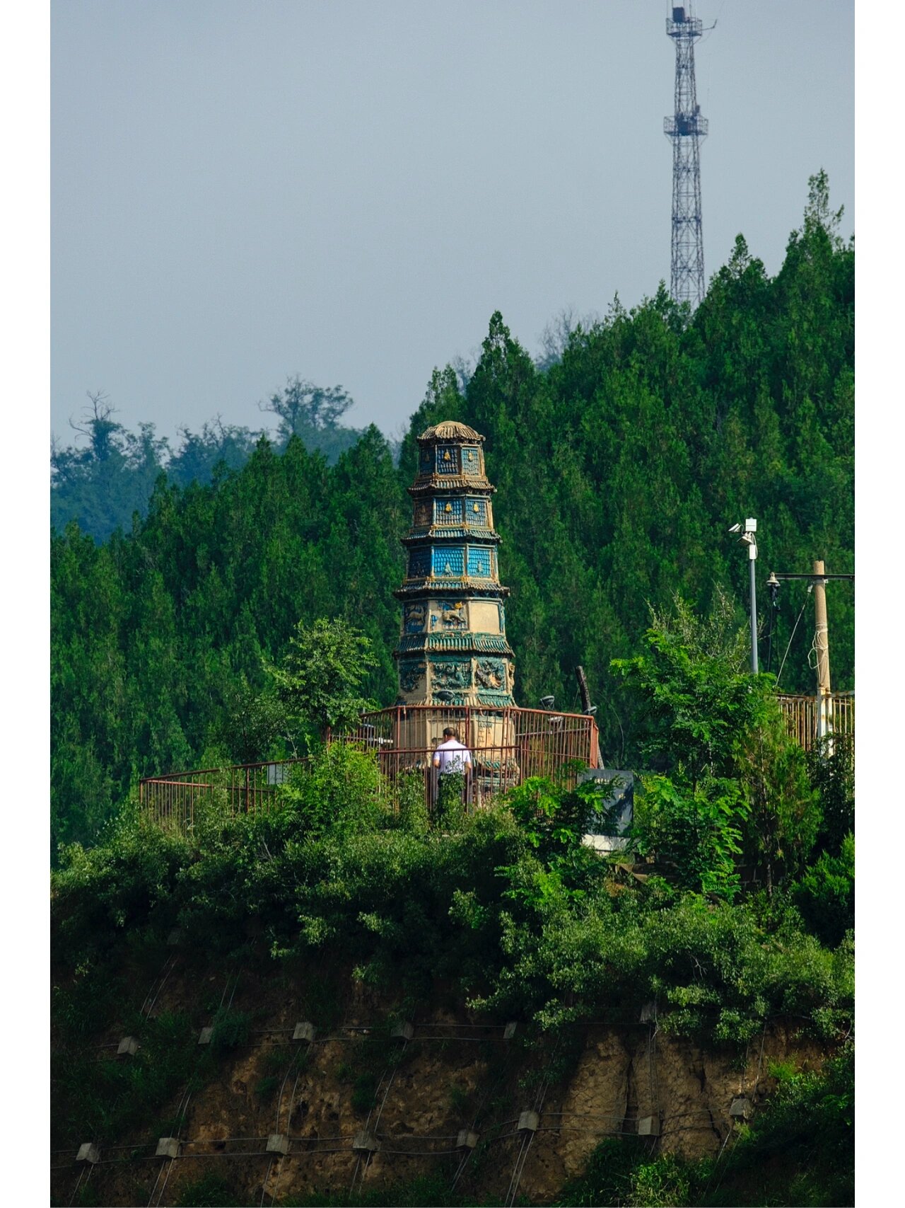 古建筑|延安清凉山琉璃塔(明