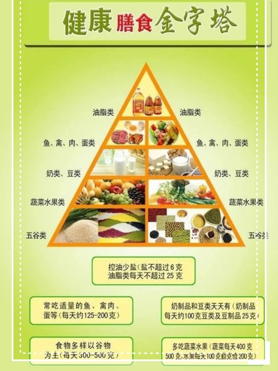 膳食金字塔2021图片