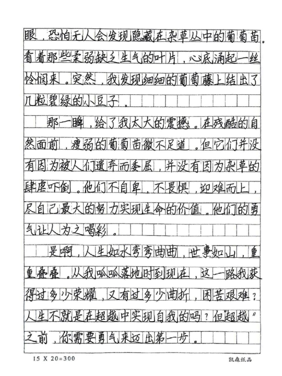 优秀作文《鼓起勇气做自己》 #小红书# #小红书涨粉# #小紅書# #作文