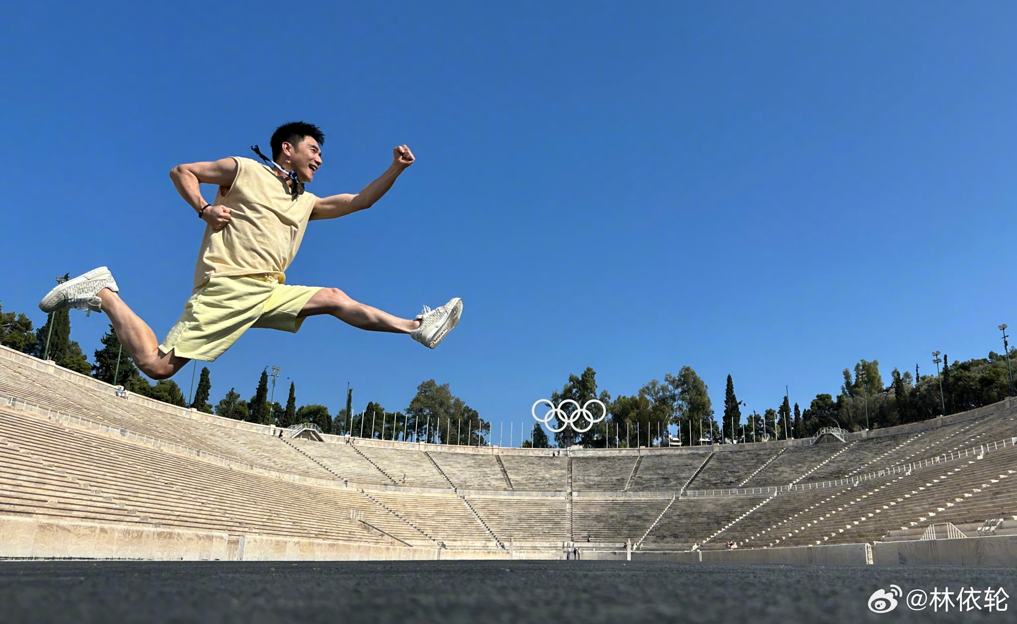 在六万人的体育场感受奥运气息,如果参赛,我可以拿什么奖呢[呆]#燃动