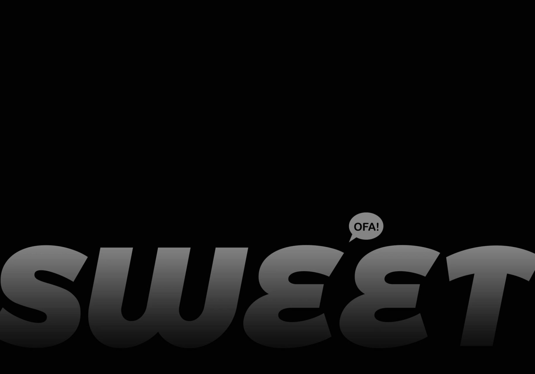 ipad壁纸|94超超心动! 经典黑粉回归啦! 酷甜酷甜的ofa!再次冒泡啦!