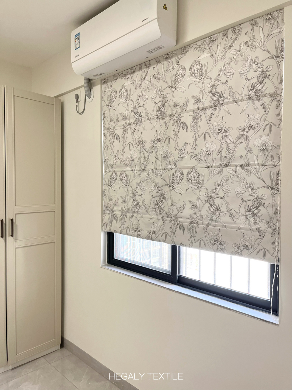 法式复古罗马帘09低调温柔～超小众 今天安装现场拍的图片.