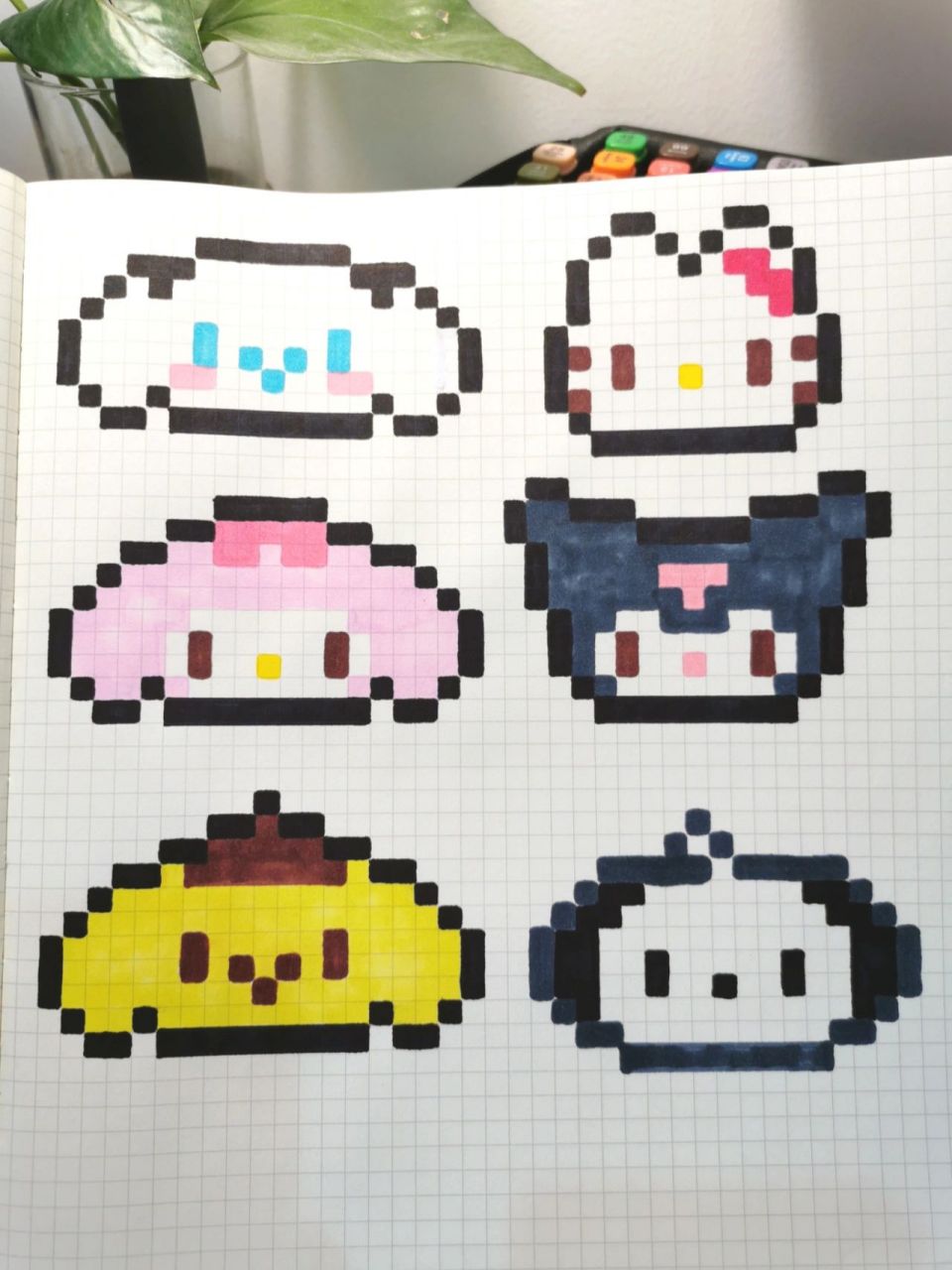 96像素画临摹—三丽鸥头像 原图