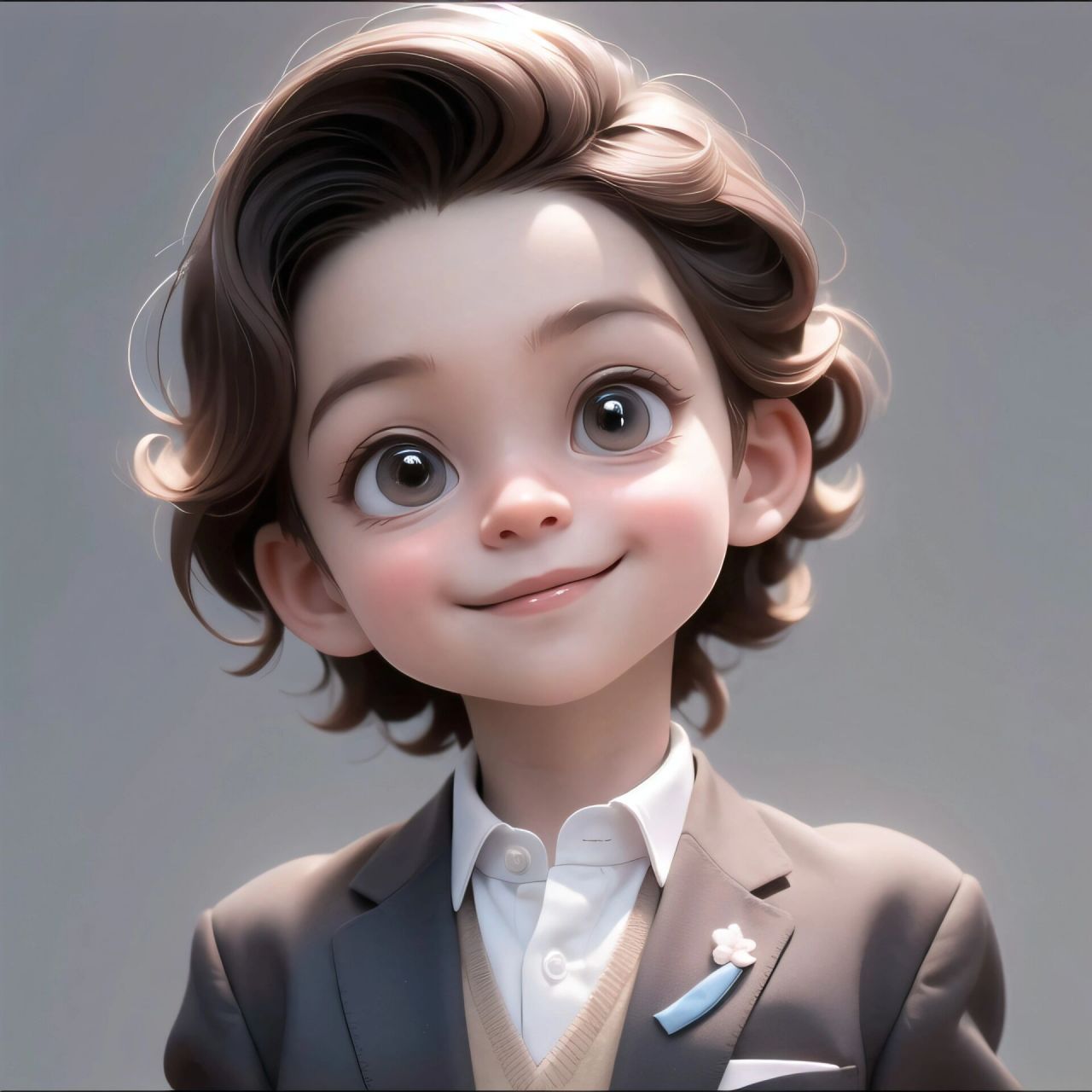 西装小男孩篇07男生头像,迪士尼风男生头像