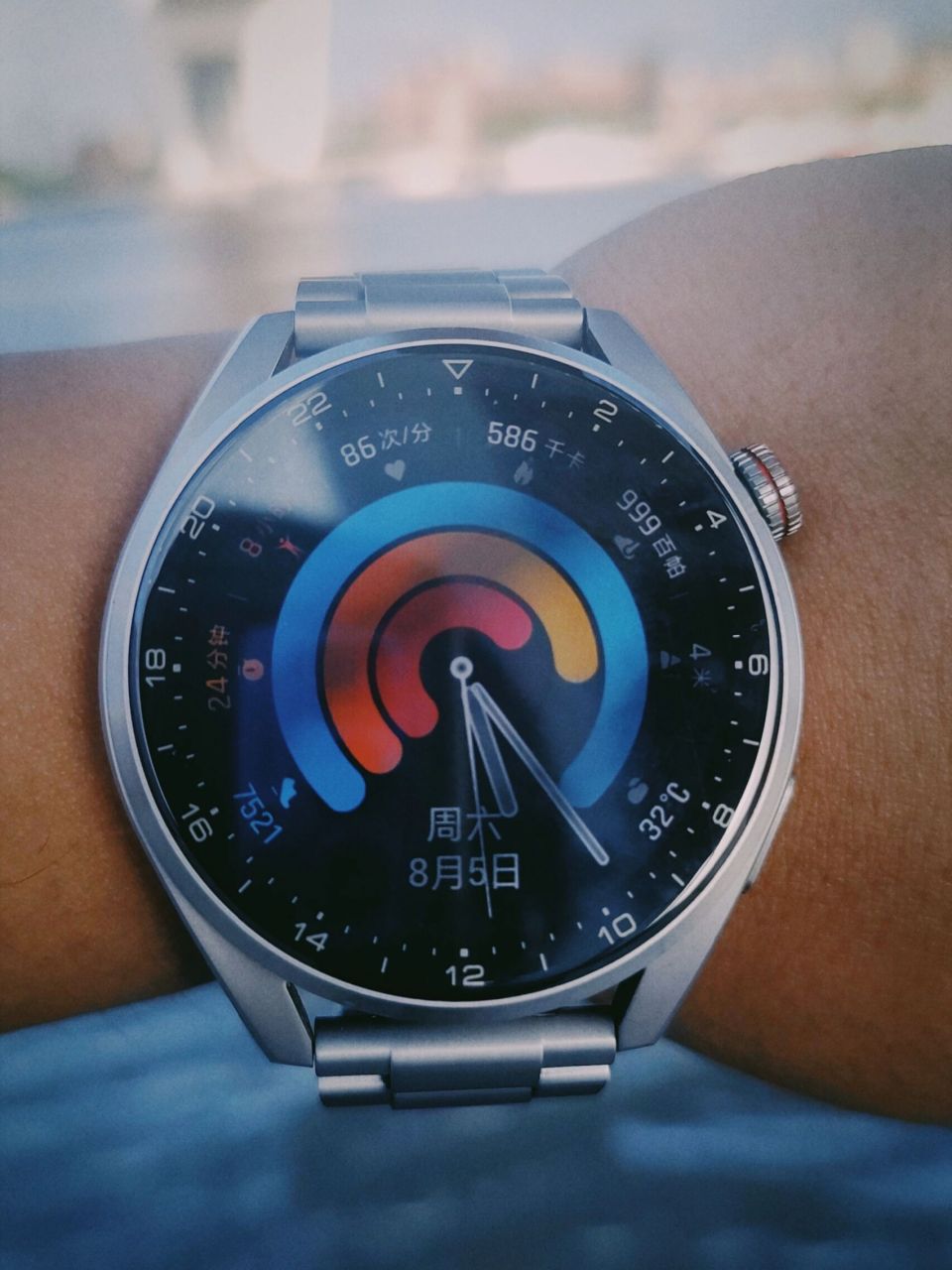 华为watch3pronew健康三环表盘87878760 健康三环表盘60