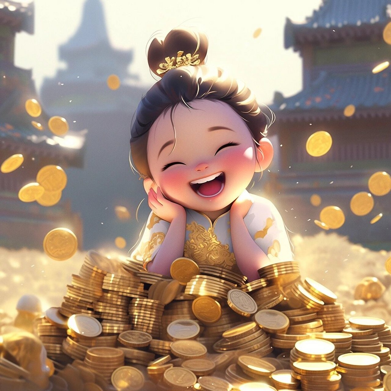 招财头像|马上发财头像 你的发财头像已上线,快快领取吧