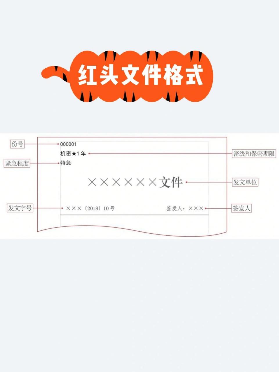 红头文件格式大全!