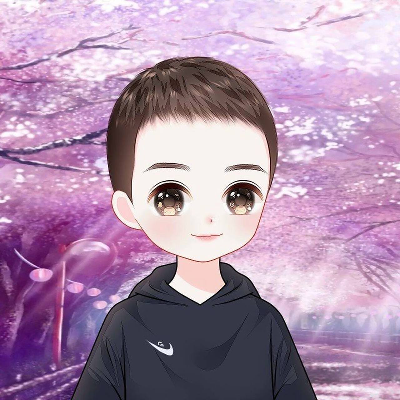 可爱阳光 手绘的男生卡通头像,每一张都是独一无二