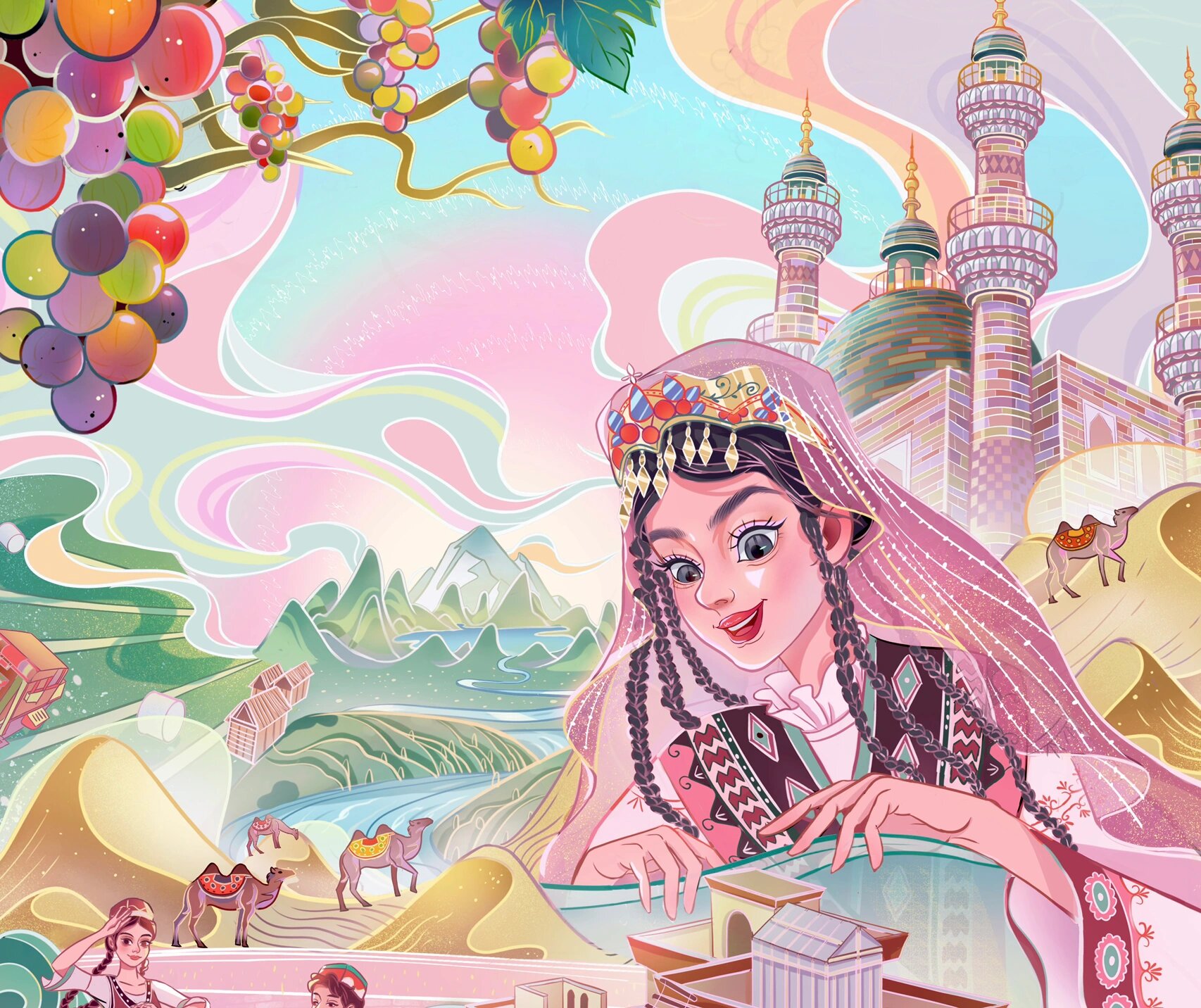 如果不是因为疫情了,这时候可能刚从新疆旅游回来希望新疆快点好起来.