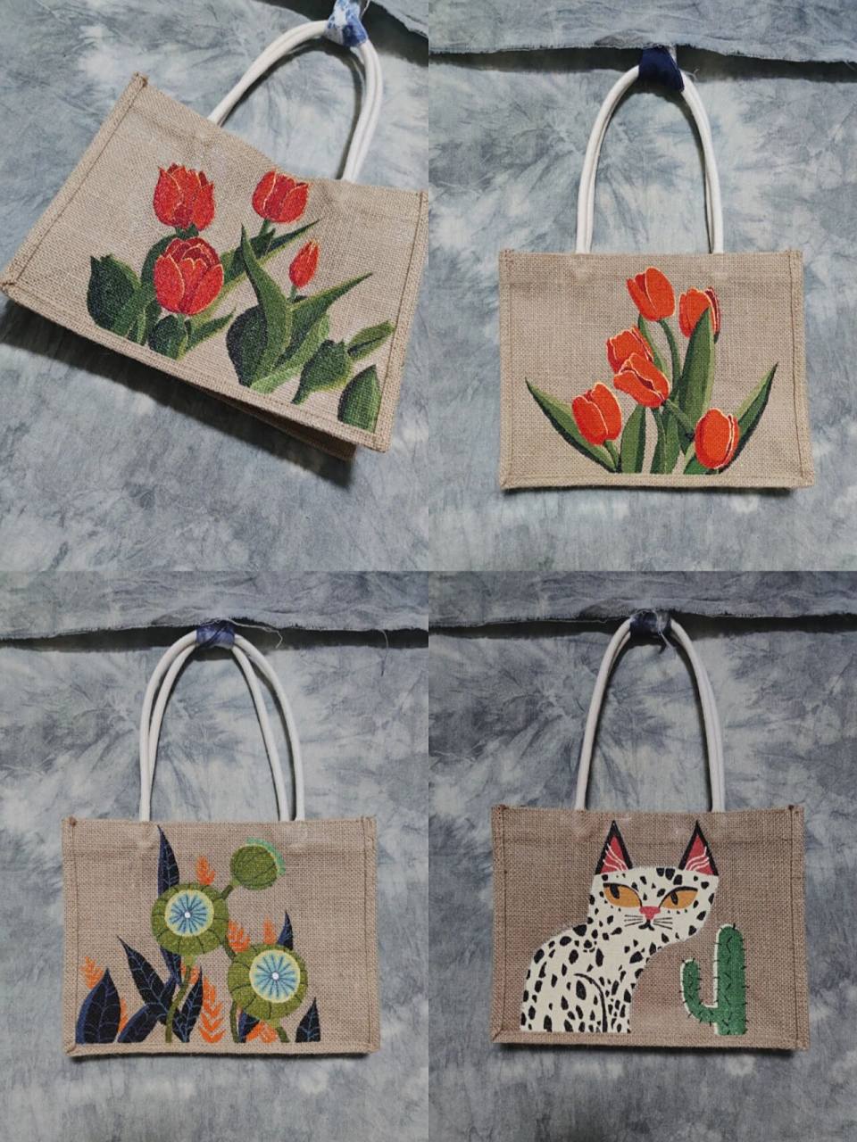 最近画的麻布包包合集来啦(附大图98)