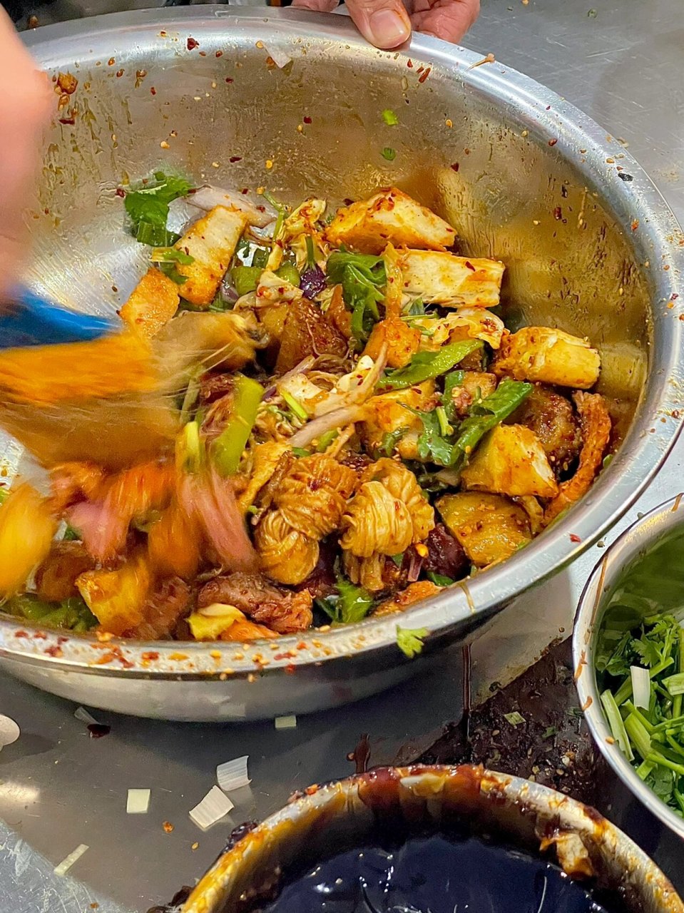 终于吃到临沂这家炸串拌饼了60156015嘎嘎好吃01 - 这家