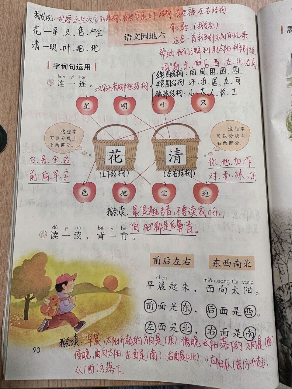 一年级语文上册语文园地六 #一年级# #语文# #一年级语文上册# #一