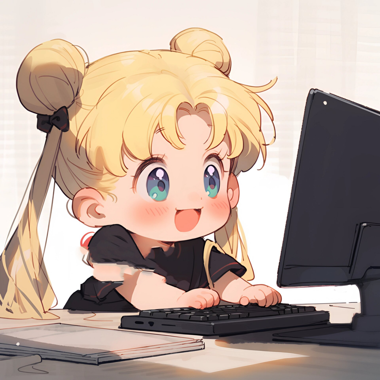 申请为你的工作头像|可爱的小助理