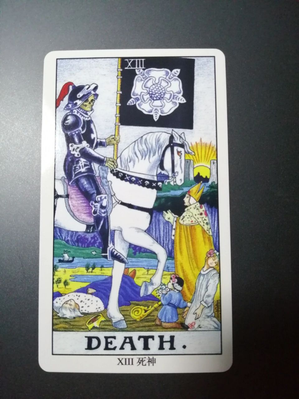 死神正位(每日塔罗) 国王已死,教皇在马前祈求.