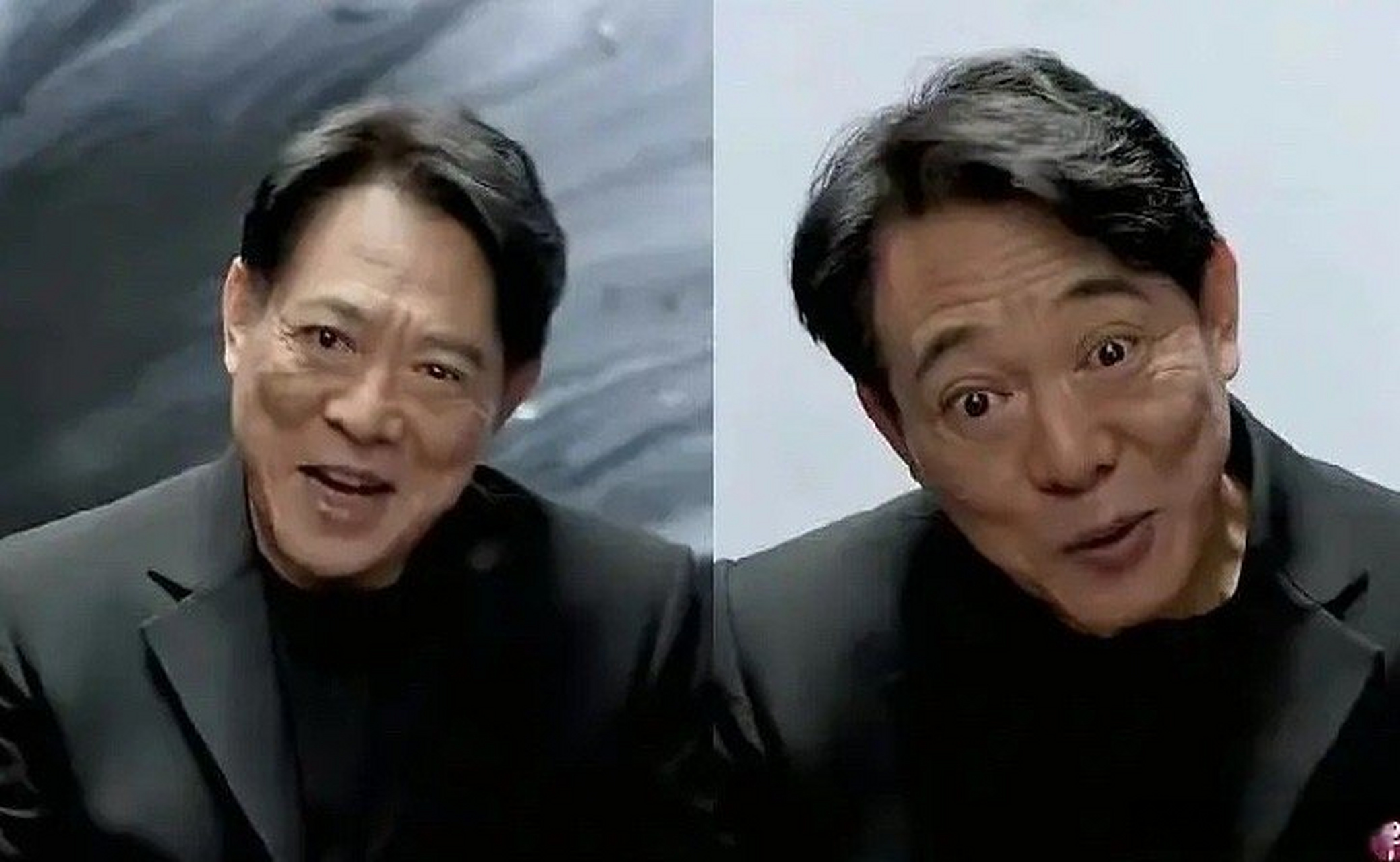 都说相由心生,李连杰现在这个面相是不是有点吓人了