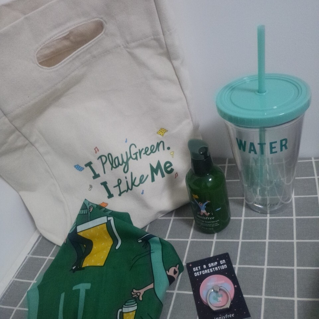 innisfree限量版大绿瓶环保礼包活动 购买innisfree任意一款限量版大